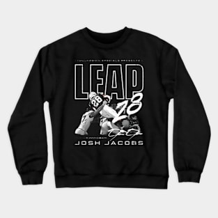 Josh Jacobs Las Vegas Touchdown Leap Crewneck Sweatshirt